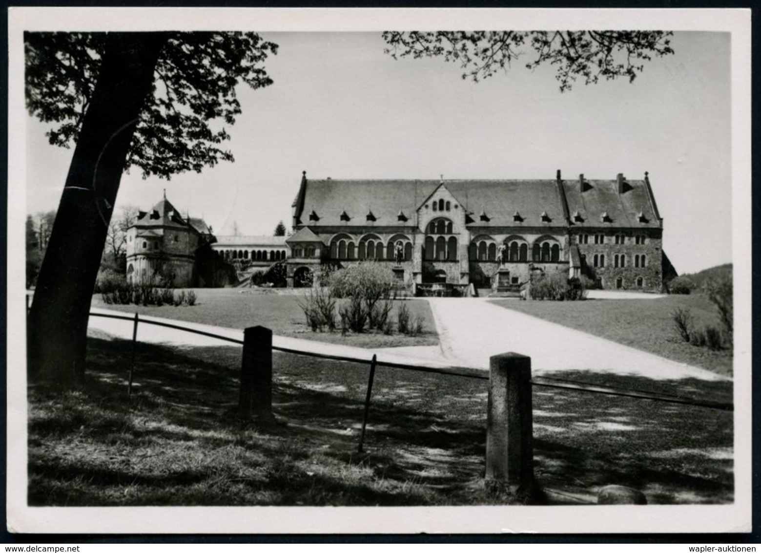 Goslar 1938 (13.9.) Viol. HdN: GOSLAR/KAISER/PFALZ (= Kaiserpfalz Otto III.) S/w.-Foto-Ak.: Kaiserpfalz (2K: BAD HARZBUR - Andere & Zonder Classificatie