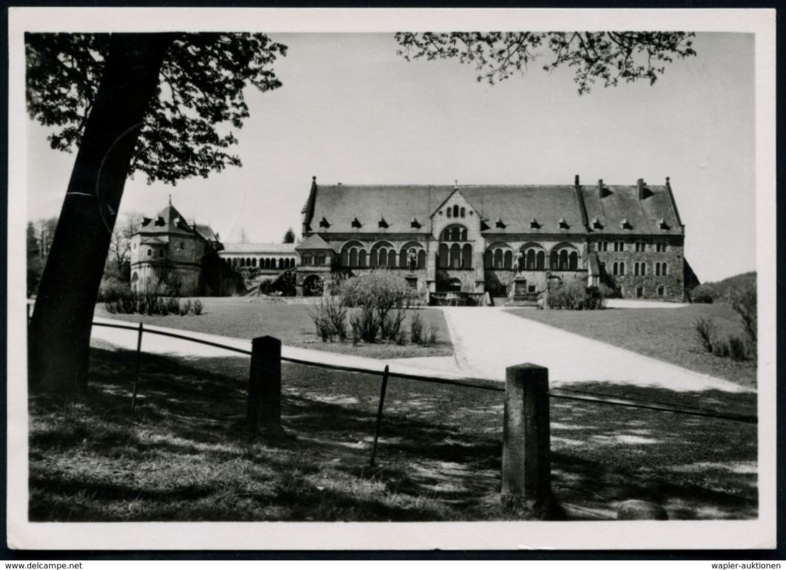 Goslar 1938 (13.9.) Viol. HdN: GOSLAR/KAISER/PFALZ (= Kaiserpfalz Otto III.) S/w.-Foto-Ak.: Kaiserpfalz (2K: BAD HARZBUR - Autres & Non Classés