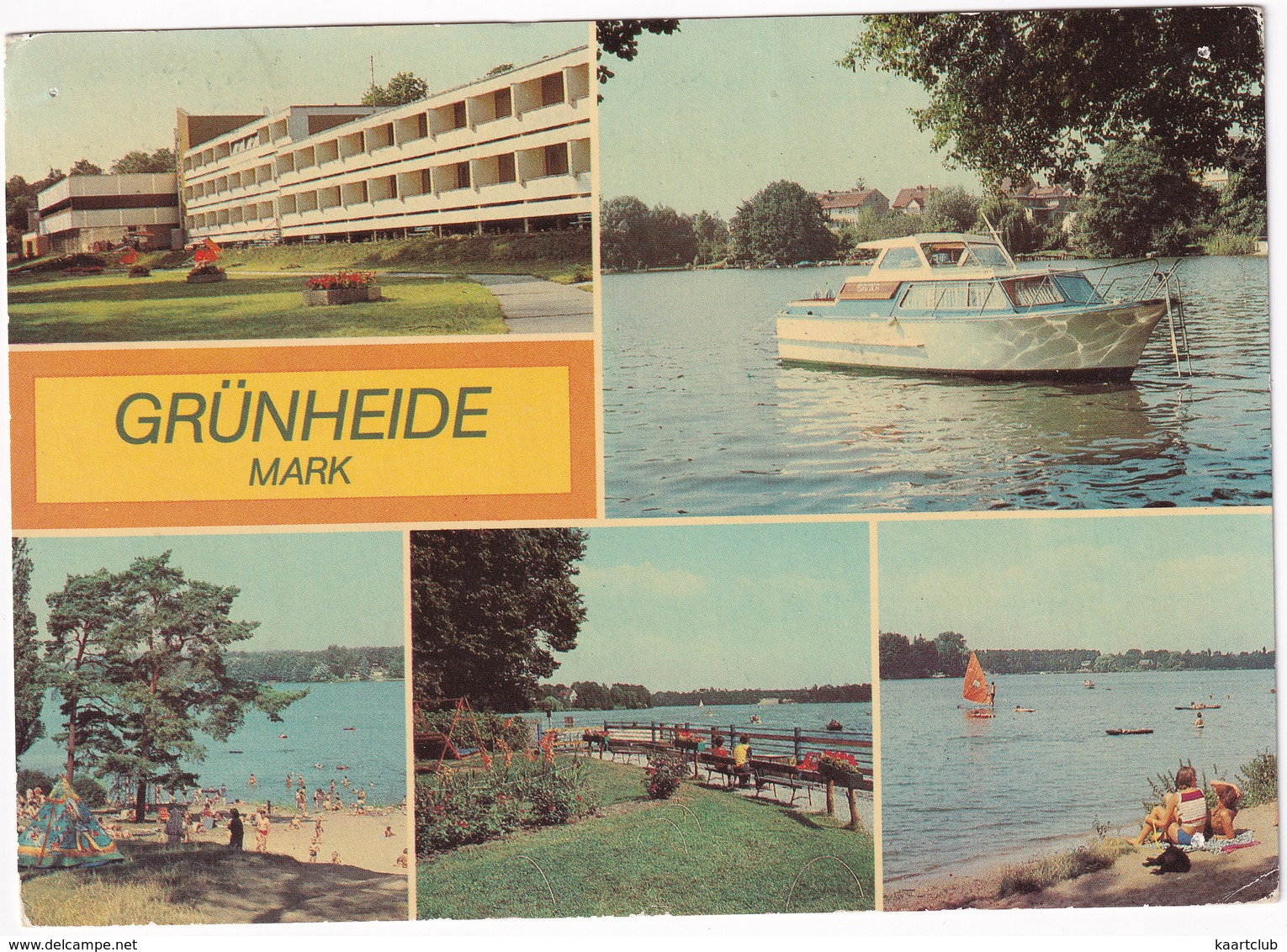 Grünheide / Mark - Erholungsheim Am Werlsee, Am Peetzsee, Am Werlsee - (Kr. Fürstenwalde)  - (DDR) - Gruenheide