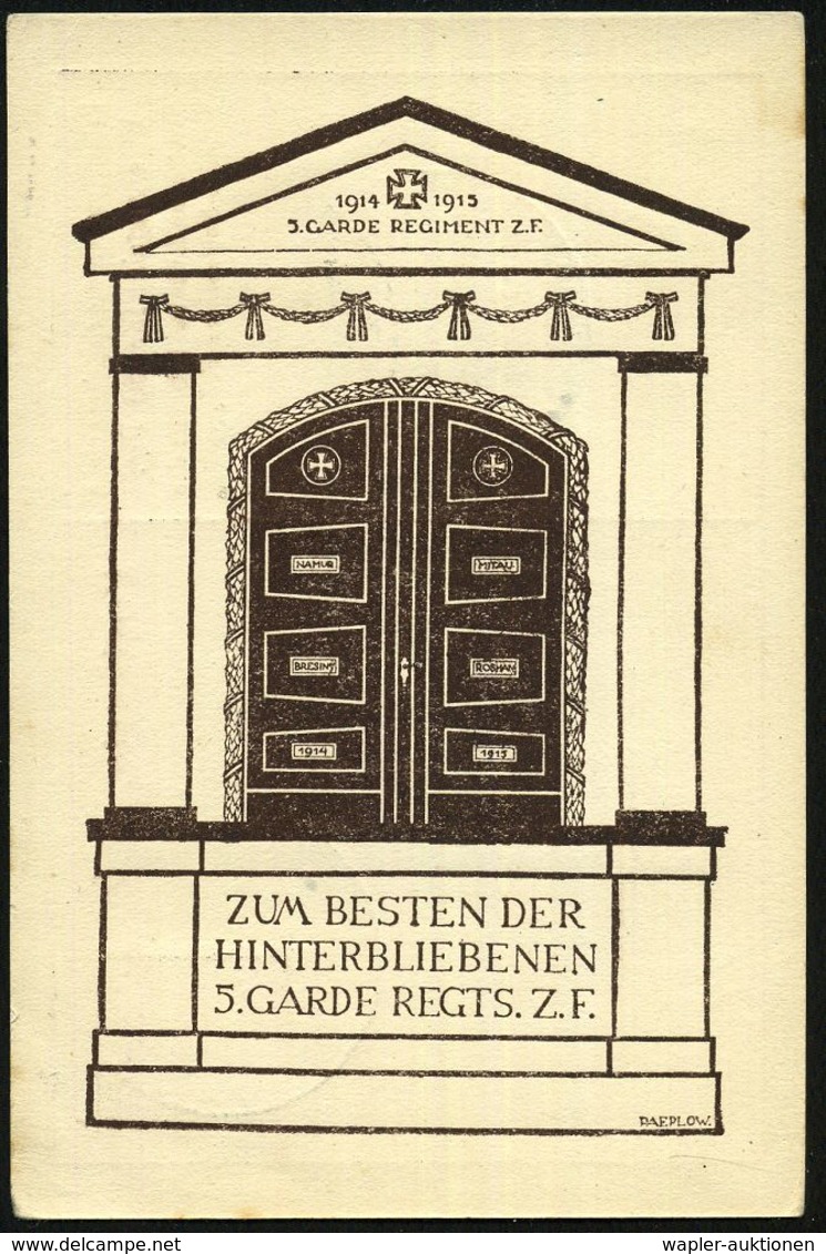 Rossla (Harz)/ Kraftpost Z.Kyffhäuser 1924 (8.8.) HWSt = Kyffhäuser-Denkmal 2x Auf Monochromer Veteranen-Spenden-Ak.: Eh - Altri & Non Classificati