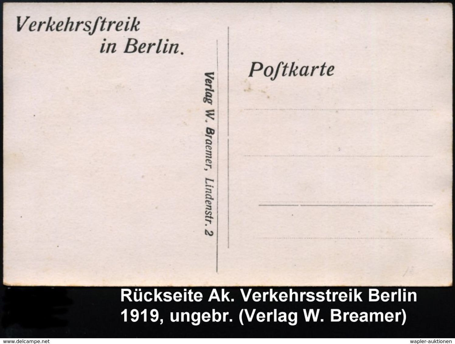 Berlin 1919 (Juli) S/w.-Foto-Ak: Verkehrsstreik, Potsdamer Platz Mit Pferde-Fuhrwerken Etc., Ungebr. = BVG-Streik 1.-14. - Altri & Non Classificati