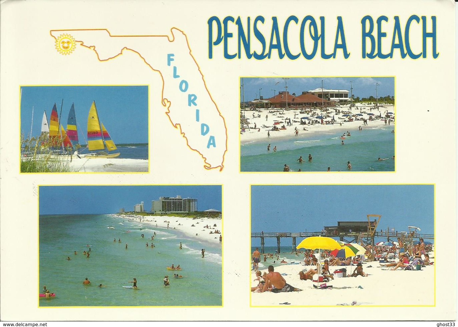 CARTE POSTALE MAX - ÉTATS-UNIS - UNITED STATES - FLORIDE - FLORIDA - PENSACOLA BEACH - Pensacola