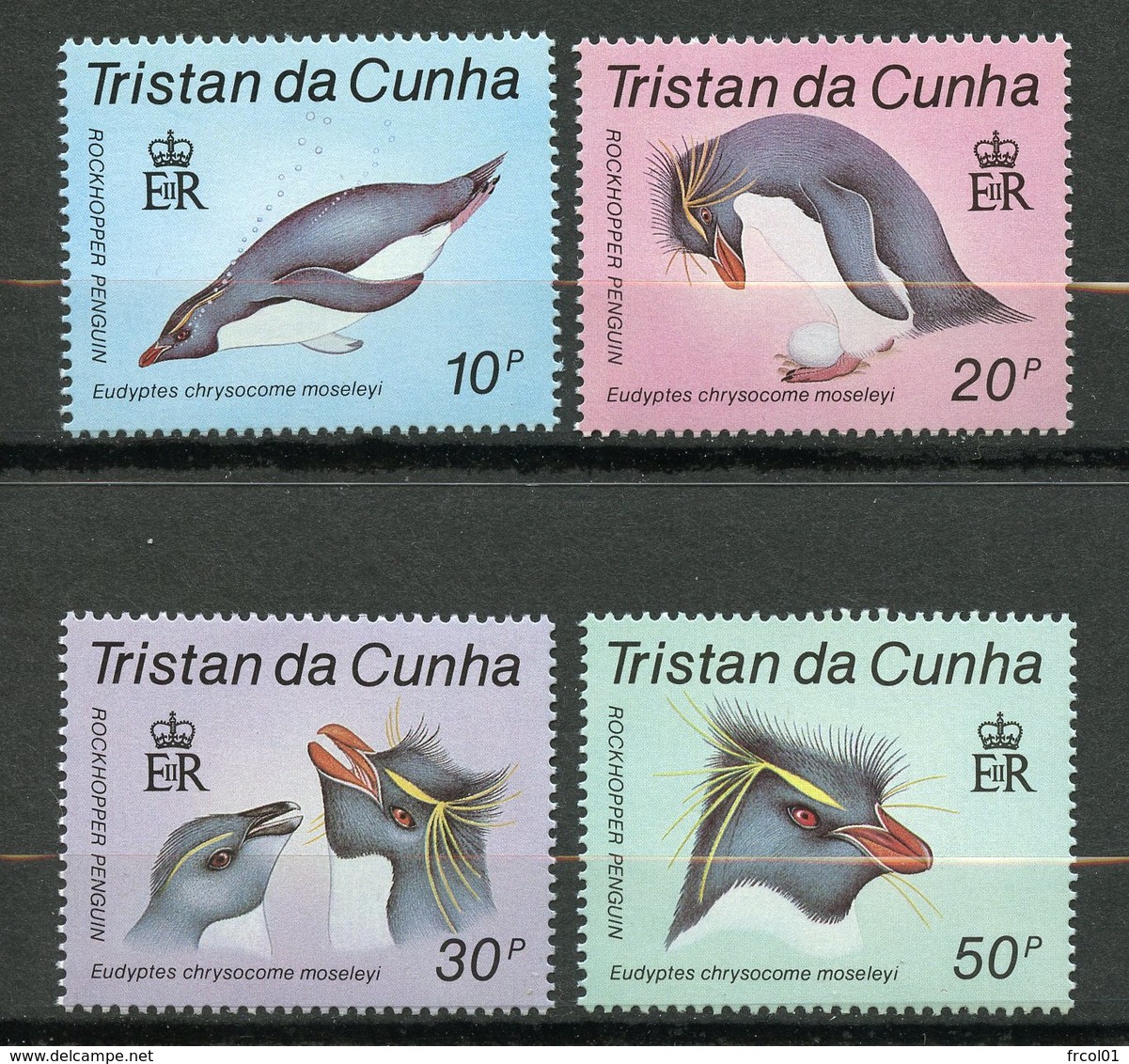 Tristan Da Cunha, Yvert 406/409, Scott 408/411, MNH - Tristan Da Cunha