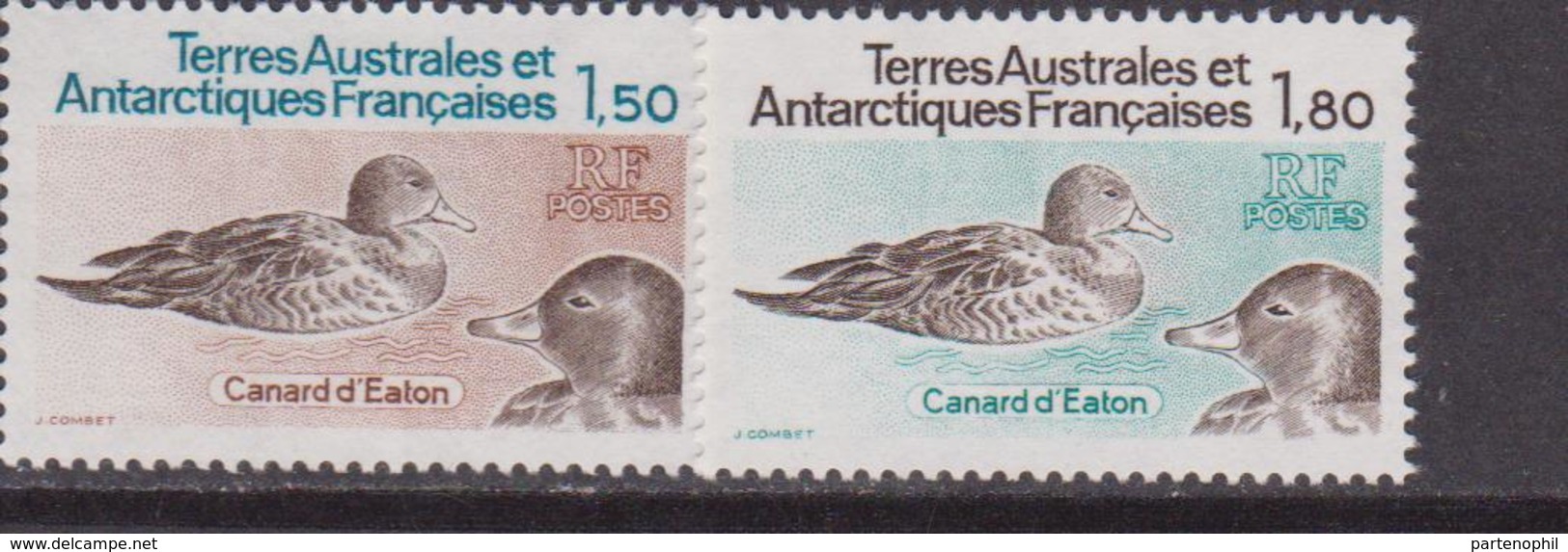 TAAF Terre Australes Antarctiques Françaises: Fauna Antartica - Anatre Ducks Set MNH - Usati