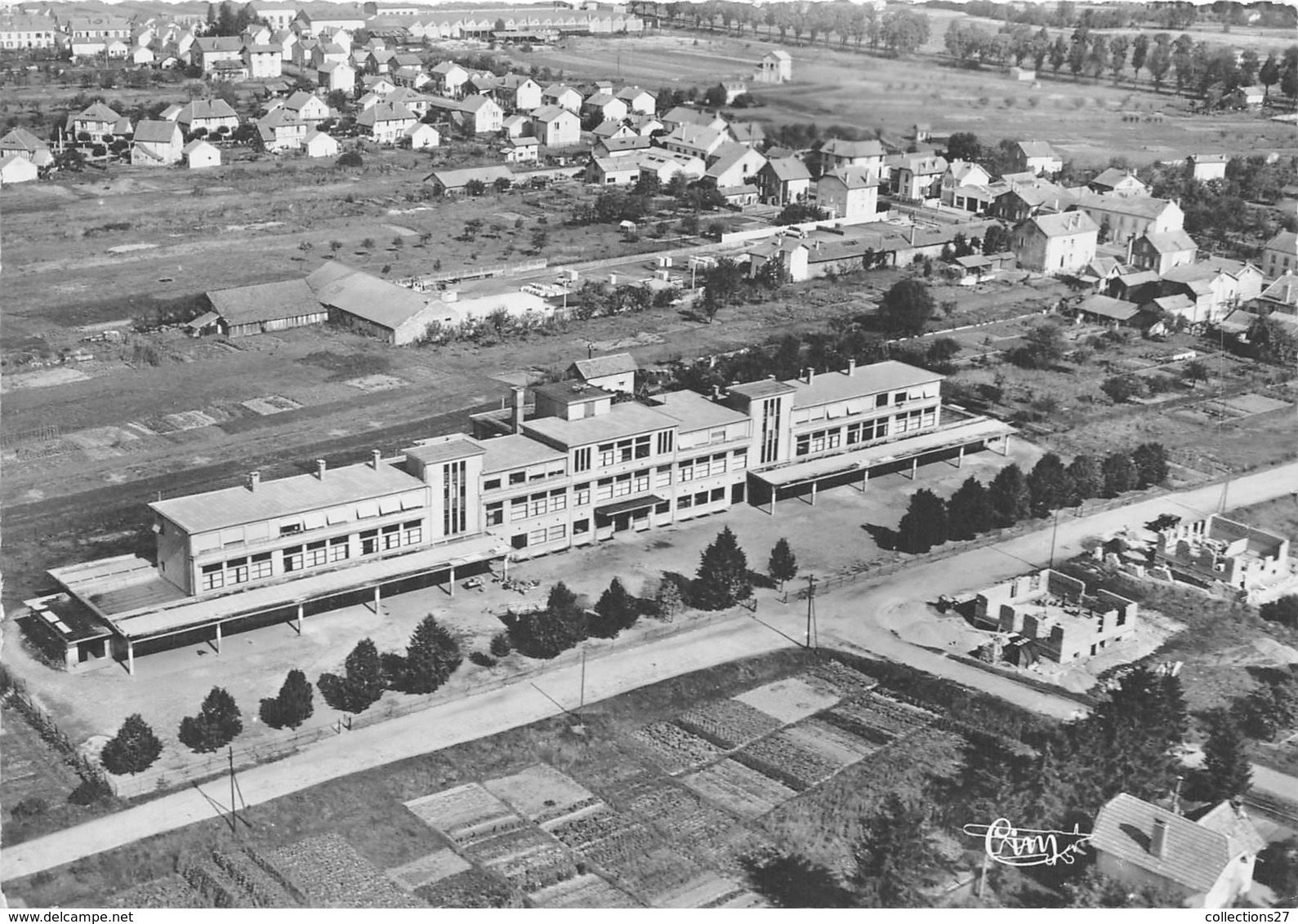 88-THAON-LES-VOSGES- GROUPE SCOLAIRE DE BOUXIETE VUE AERIENNE - Thaon Les Vosges