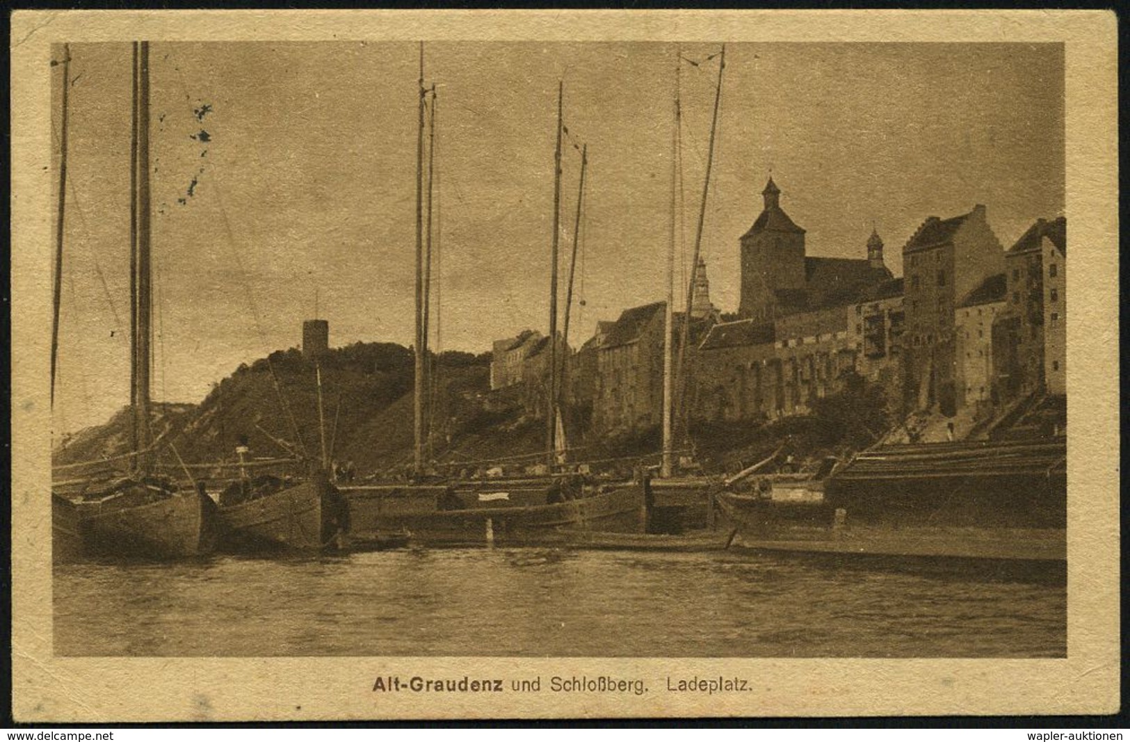 Graudenz 1939 (27.11.) Stumme 1K-Brücke = Tarnstempel Graudenz + Viol. 1K-HdN: I. Pion. Ers. Komp. 69 , Monochrome Feldp - Seconda Guerra Mondiale