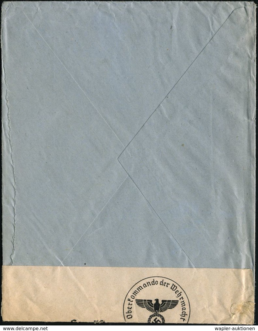 HAMBURG/ *11*/ Einfuhr V./ Kopal/ ..Schellack/ Asphalt/ *Lackrohstoff* 1939 (24.11.) Später AFS Komusina 025 Pf. Auf Fir - Seconda Guerra Mondiale