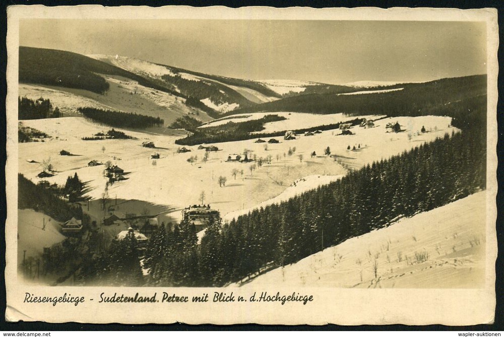 JAUER (KATZBACHGEB)/ E 1943 (4.3.) 2K-Steg + Viol. 1K-HdN: Erste Heeres Uffz. Schule Jauer/Katzbachgebirge (etw. Schwach - WO2