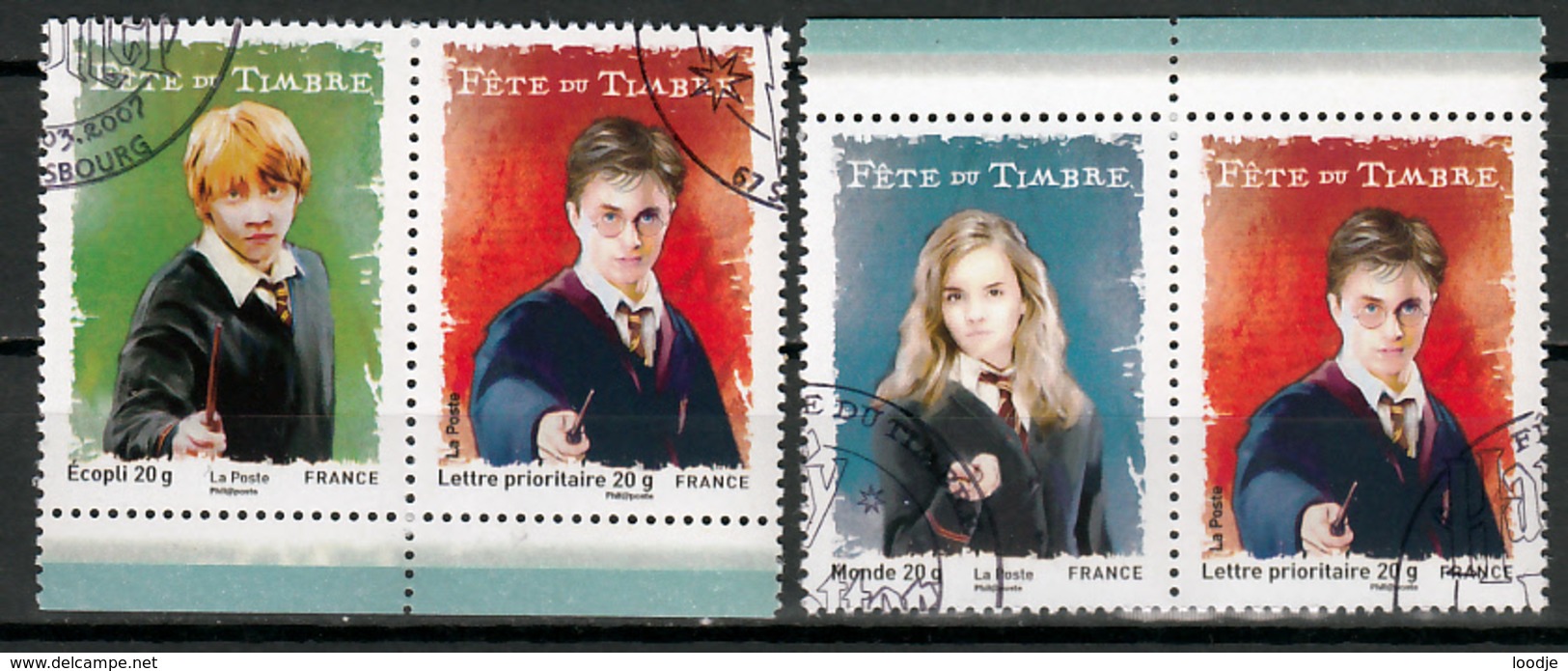 Frankrijk Mi 4226,4228 C  Harry Potter Gestempeld Fine Used - Gebruikt