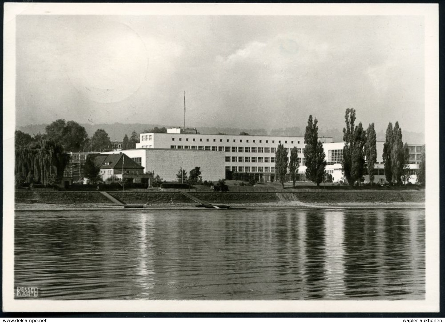 (22c) BONN BUNDESHAUS/ Aa 1952 (18.3.) 2K-Steg = Hauspostamt Bundestag Auf S/w.-Foto-Ak.: Bundeshaus (Parlament) Bedarf! - Andere & Zonder Classificatie