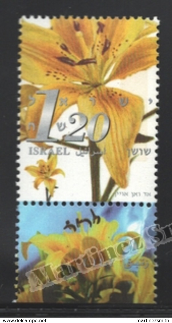 Israel 2002  Yv. 1604, Flora, Flower, Lys – Tab - MNH - Ungebraucht (mit Tabs)