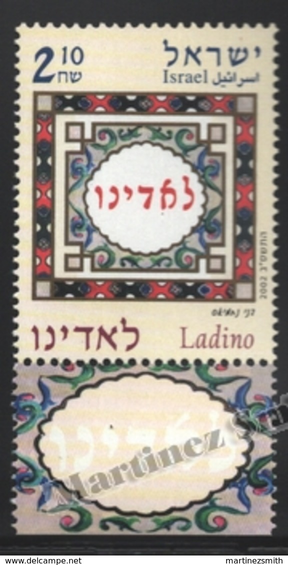 Israel 2002  Yv. 1605, Ladino – Tab - MNH - Ungebraucht (mit Tabs)