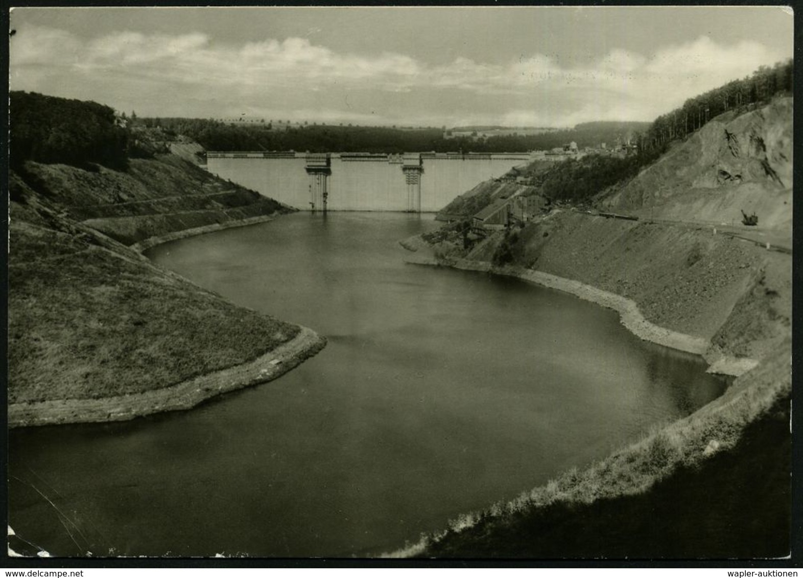 BODETALSPERRE/ über BLANKENBURG/ EINWEIHUNG DER/ RAPPBODETALSPERRE 1959 (3.10.) Seltener SSt = Bode-Talsperre Klar Auf S - Water