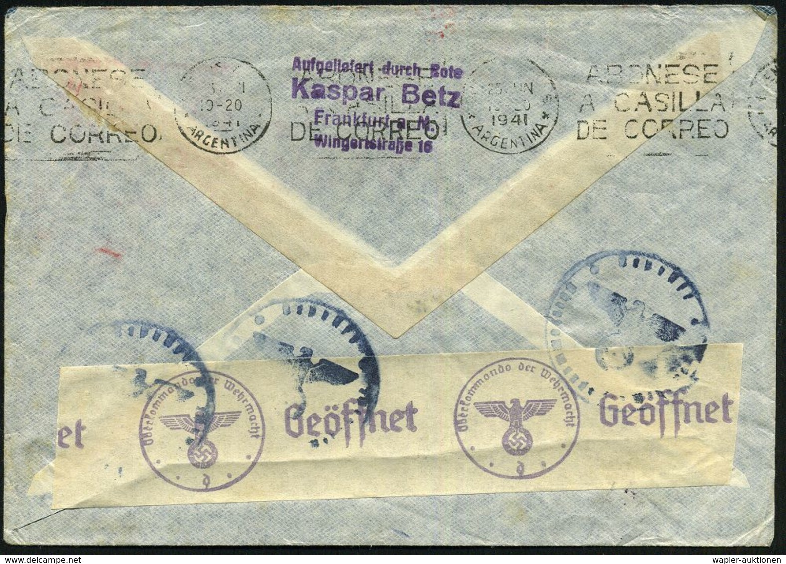 FRANKFURT/ (MAIN) 1/ Hochleistungs-/ Schleifscheiben../ Naxos-Union 1941 (7.6.) AFS 175 Pf. = Firmenlogo "Ariadne Auf Na - Altri (Aria)