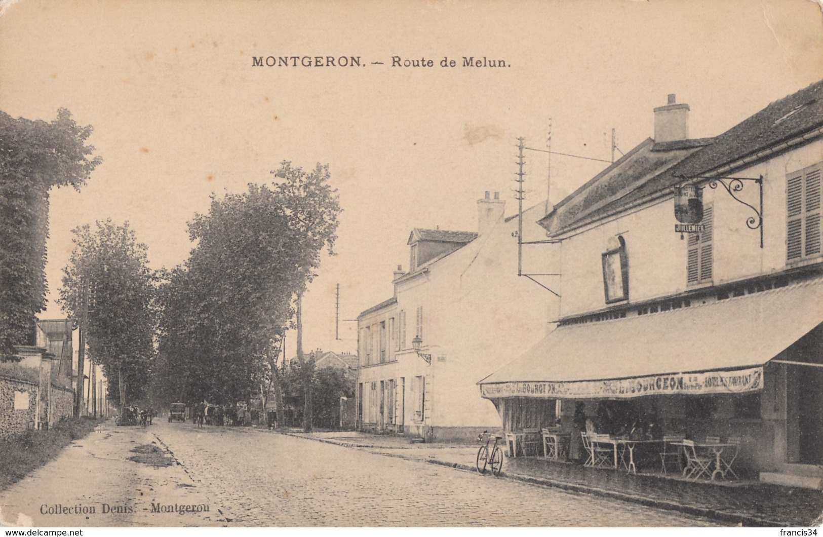 CPA - Montgeron - Route De Melun - Montgeron