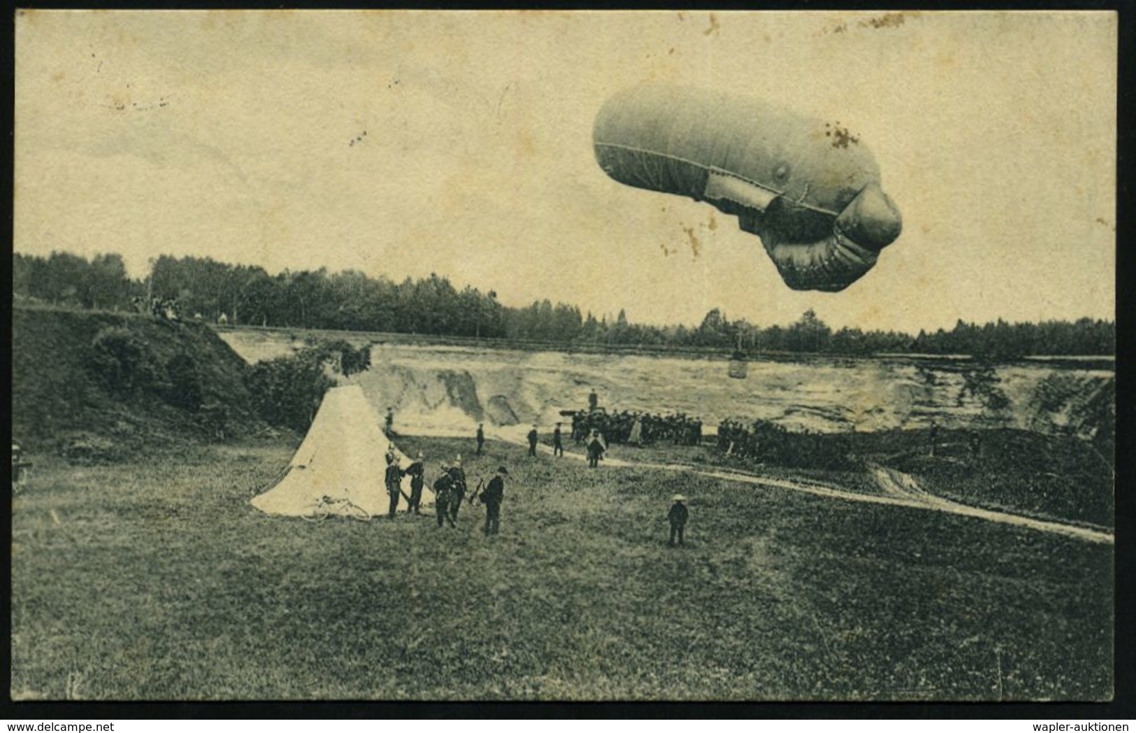 MUENCHEN 19/ C/ 3 1915 (31.8.) 2K + Hanschr. Abs.: "..Luftsch.(iffer)-Ersatz-Abt. München" Aus Passender S/w.-Feldpost-F - Luchtballons