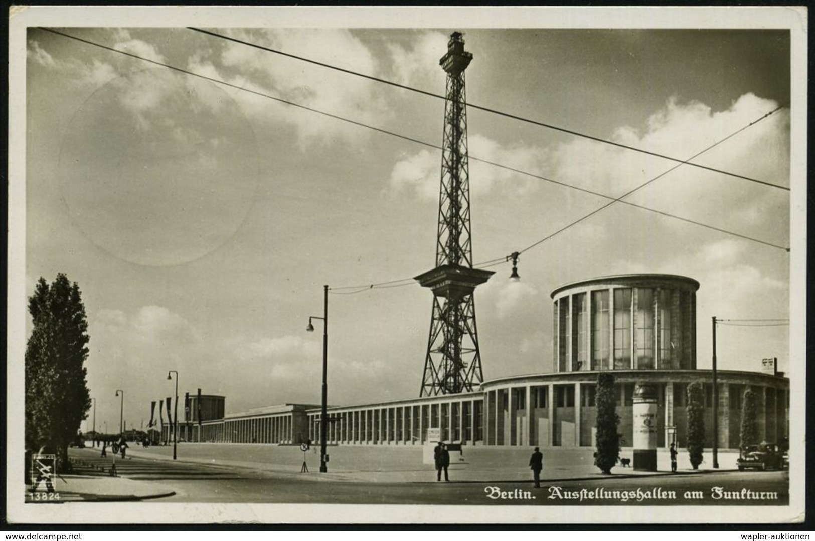 BERLIN-CHARLOTTENBURG 5/ B/ 14.Gr.Deutsche/ Rundfunkausstellung 1937 (2.8.) SSt Auf EF 15 Pf. Hindenbg. (Mi.520 EF) S/w. - Sin Clasificación