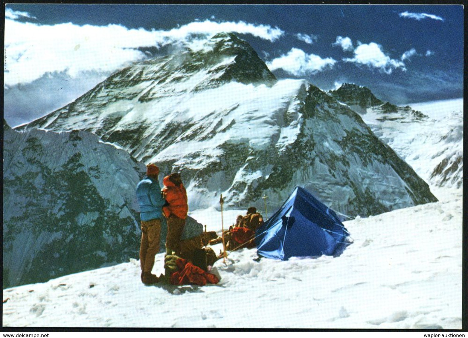 NEPAL /  B.R.D. 1972 (20.6.) SSt.: KATHMANDU/GERMAN EVEREST LHOTSE EXPEDITION + Roter HdN: DT. EVEREST LHOTSE EXPE-DITIO - Geographie