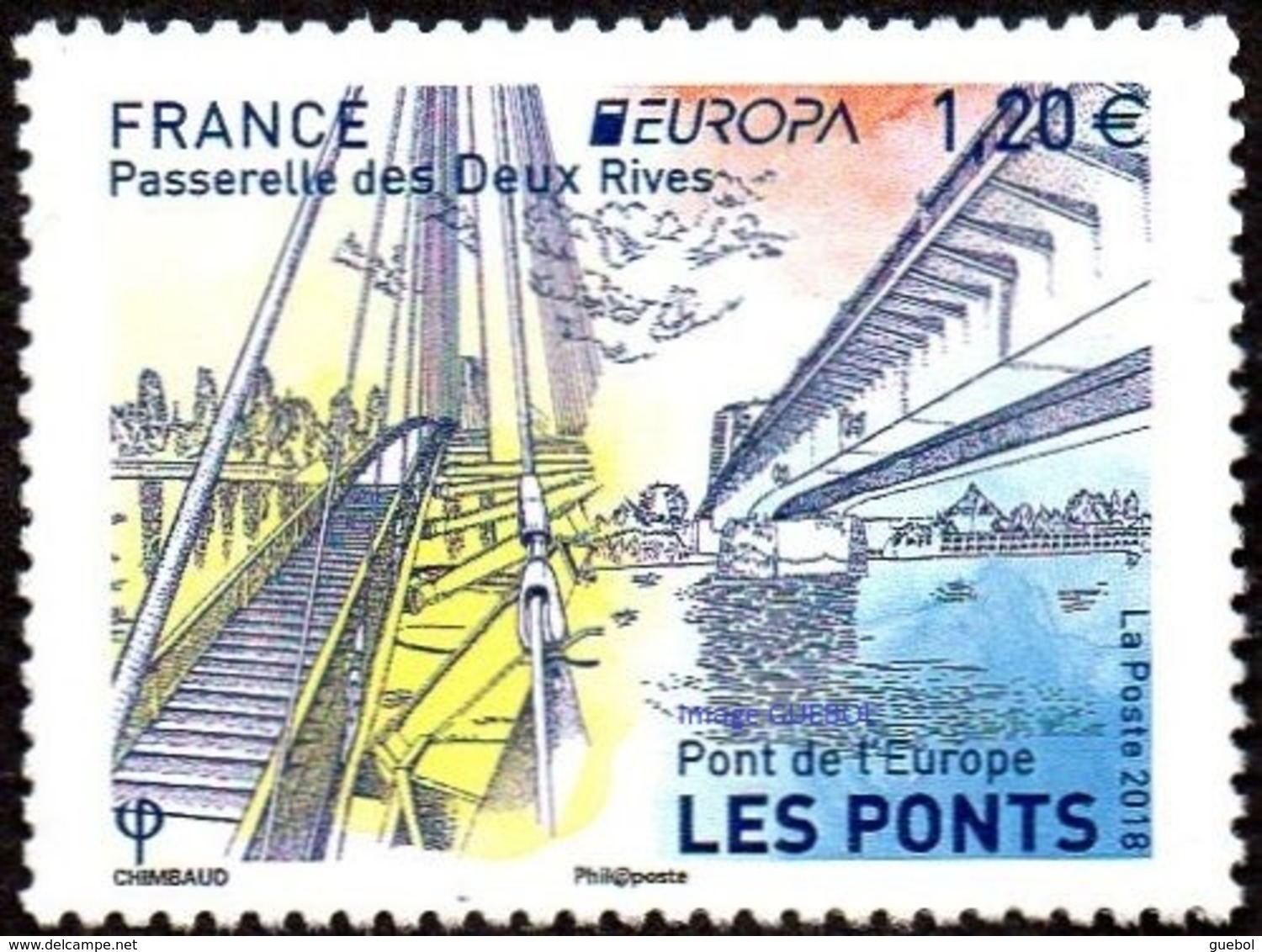 CEPT / Europa 2018 France N° 5218 ** Pont Et Viaduc - 2018