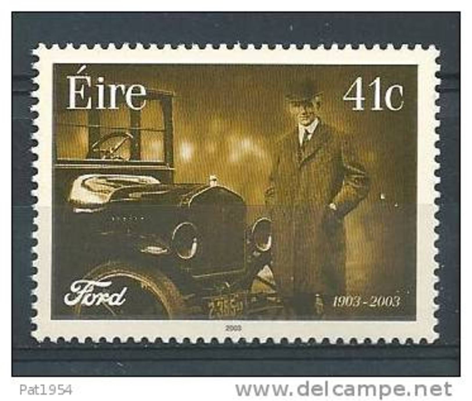 Irlande 2003 N°1519 Neuf ** Ford Automobiles - Neufs