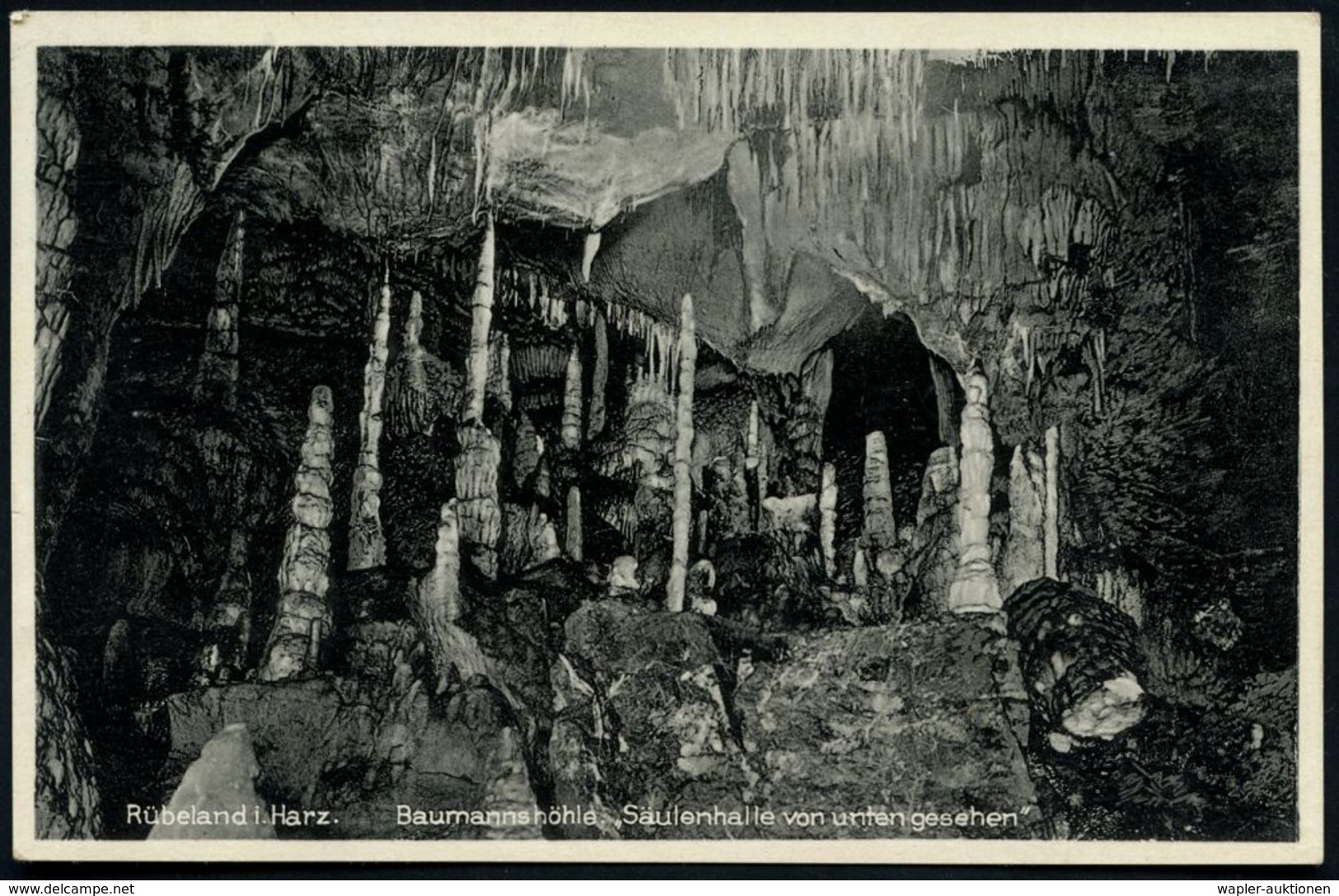 RÜBELAND/ (HARZ)/ Besucht D.Rübeländer/ Tropfsteinhöhlen! 1931 (Aug.) HWSt + Viol. HdN: HÖHLEN-RESTAURANT/ HAUS-BRIEFKAS - Autres & Non Classés