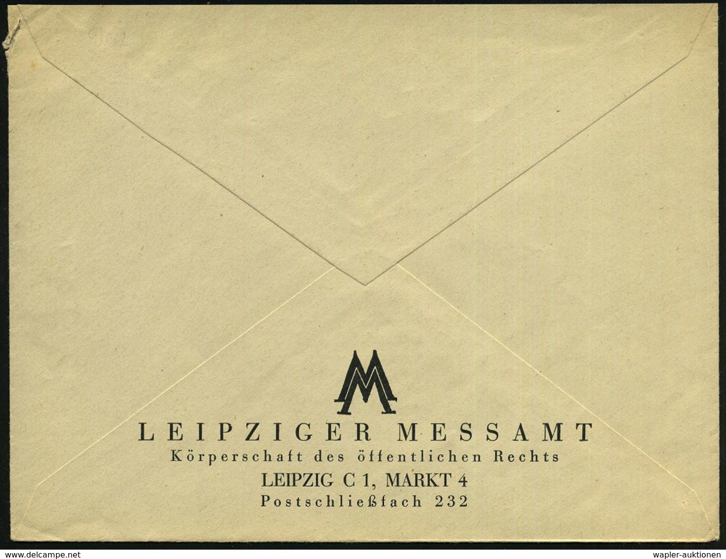 LEIPZIG C2/ MESSESTADT/ ANFANG/ MÄRZ/ MM/ ENDE/ AUGUST/ LEIPZ.MESSE 1933 (23.12.) AFS (Messe-Monogr.) Rs. Bildgl. Abs.-V - Non Classificati