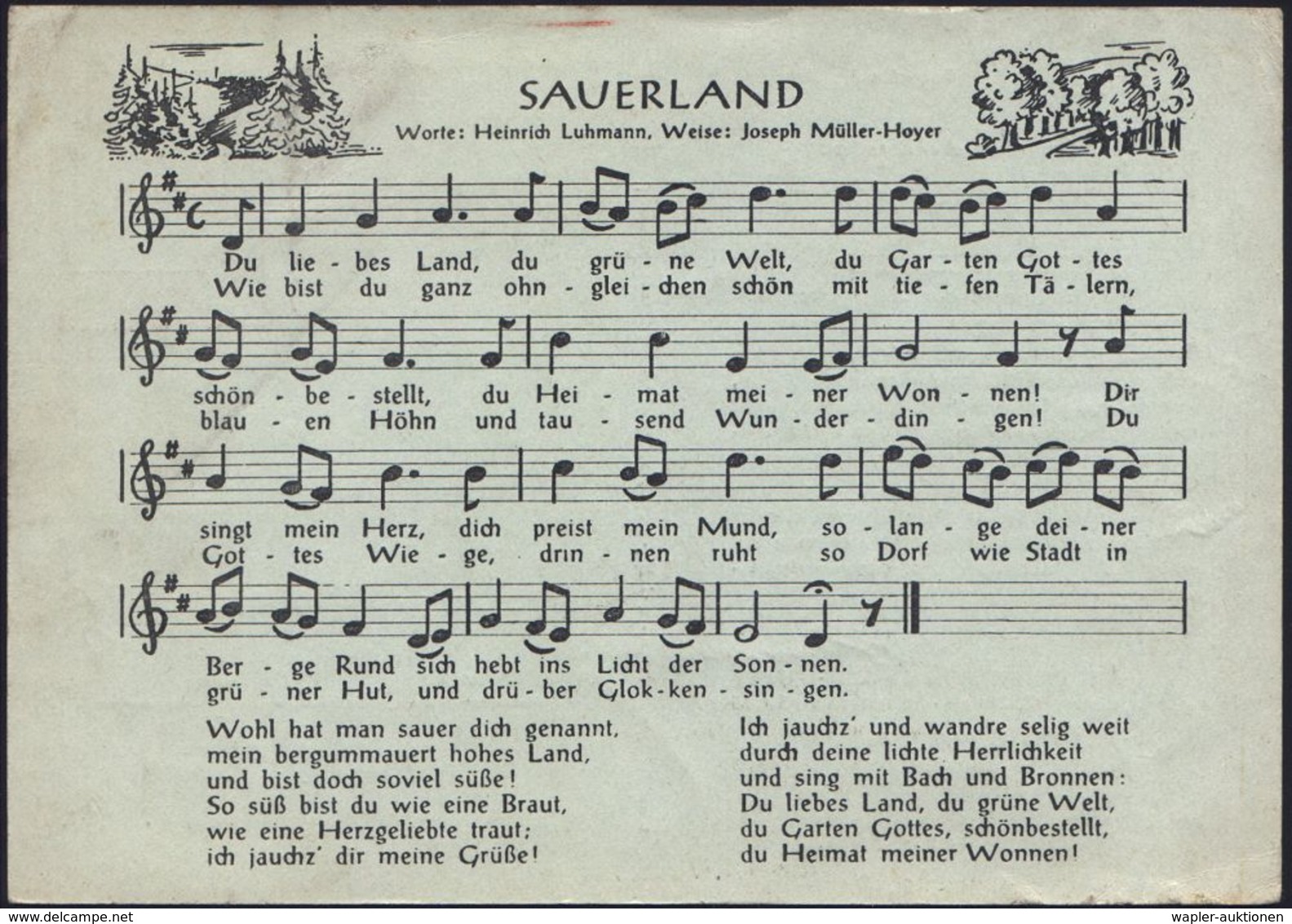 (21 B) HAGEN 3/ Jugendherbergen/ Im Wiederaufbau/ DJH/ Werde Mitglied!.. 1956 (25.4.) AFS (Monogr.-Logo "DJH") Auf Motiv - Sonstige & Ohne Zuordnung