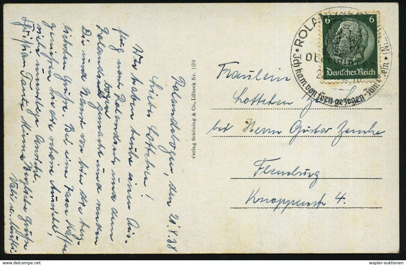 ROLANDSECK (RHEIN)/ Oberwinter/ Jch Kam Von Fern Gezogen-Zum Rhein 1938 (22.8.) HWSt = Burgruine Rolandseck , S/w.-Foto- - Muziek