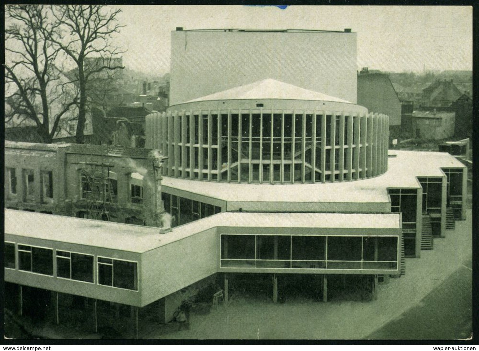 (21a) MÜNSTER (WESTF)/ "Zauberflöte"/ Eröffnung Des Neuen Theaters 1956 (8.2.) Seltener SSt (Theater) Auf EF 10 Pf. "200 - Musik