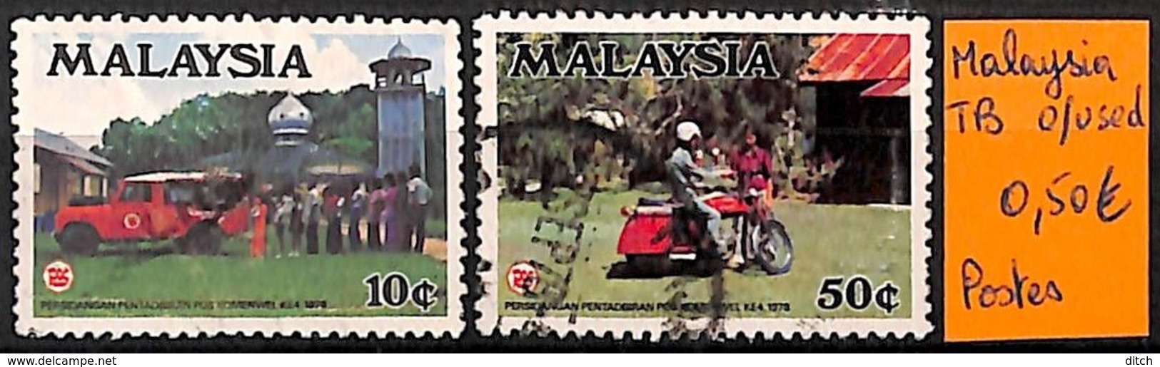 D - [825051]TB//O/Used-Malaisie  - Tb Lot Obl/Used, Poste - Malaysia (1964-...)