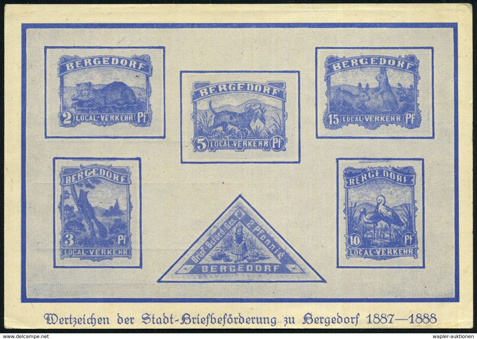 HAMBURG/ TAG DER BRIEFMARKE/ GDS 1943 (10.1.) SSt = Merkurkopf Auf EF 6 + 24 Pf. Tag Der Briefmarke (Mi.828 EF) Monochro - Dag Van De Postzegel