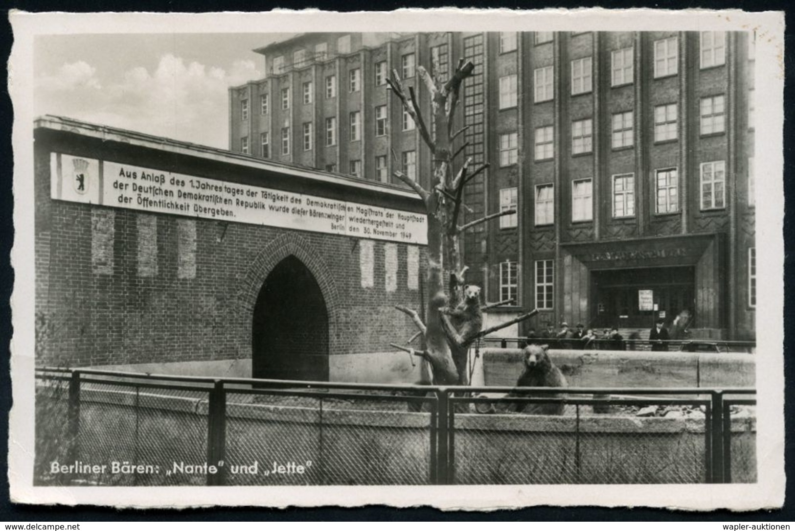 BERLIN N4/ Ac/ DEUTSCHE BRIEFMARKEN/ AUSSTELLUNG/ LEIPZIG/ DEBRIA.. 1950 (25.8.) MWSt = 100 Jahre "Sachsen-Marke" = Sach - Filatelistische Tentoonstellingen