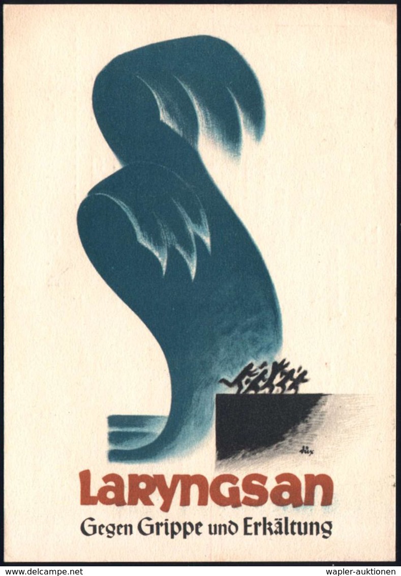 KÖLN/ 13/ Aegrosan/ Anginasin/ Dolorsan/ Laryngsan/ Joh.G.W.Opfermann/ Arzneimittelfabrik 1934 (6.1.) AFS Auf Künstler-C - Apotheek