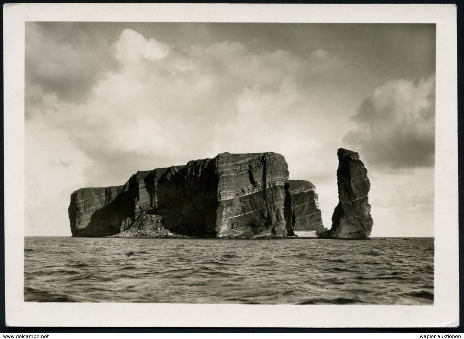 HAMBURG-HELGOLAND/ SEEPOST 1935 (8.8.) Oval-BPA Ohne Stern + Blauer 1K-HdN: Auf Hoher See/ An Bord/des/ Dampfers Cobra , - Marittimi