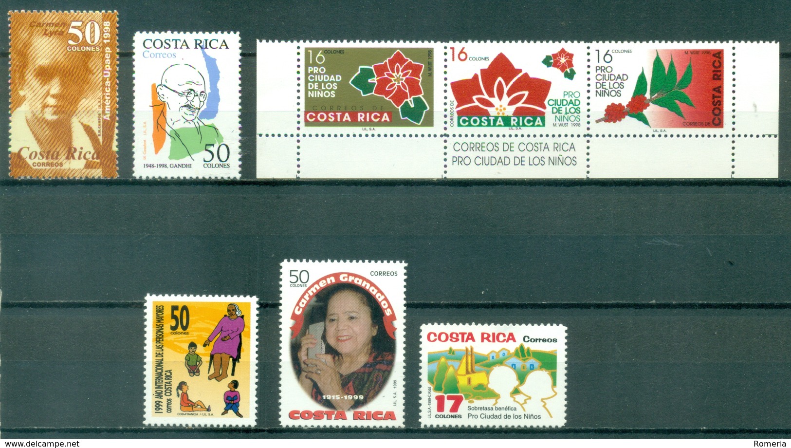 Costa Rica - 1994/1999 - Lot Timbres **  - Nºs Dans Description - Costa Rica