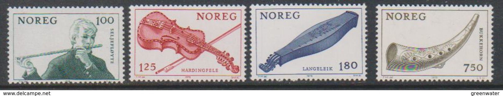 Norway 1978 Musikinstrumente 4v ** Mnh (42782A) - Unused Stamps