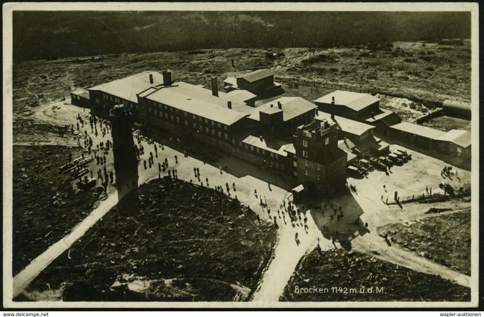 Schierke (Harz)/ Sommer U.Wintersport/ Höhenluftkurort 1933 (12.8.) HWSt = Harzlandschaft (mit Tannen, Sonne) Klar Auf S - Winter (Varia)