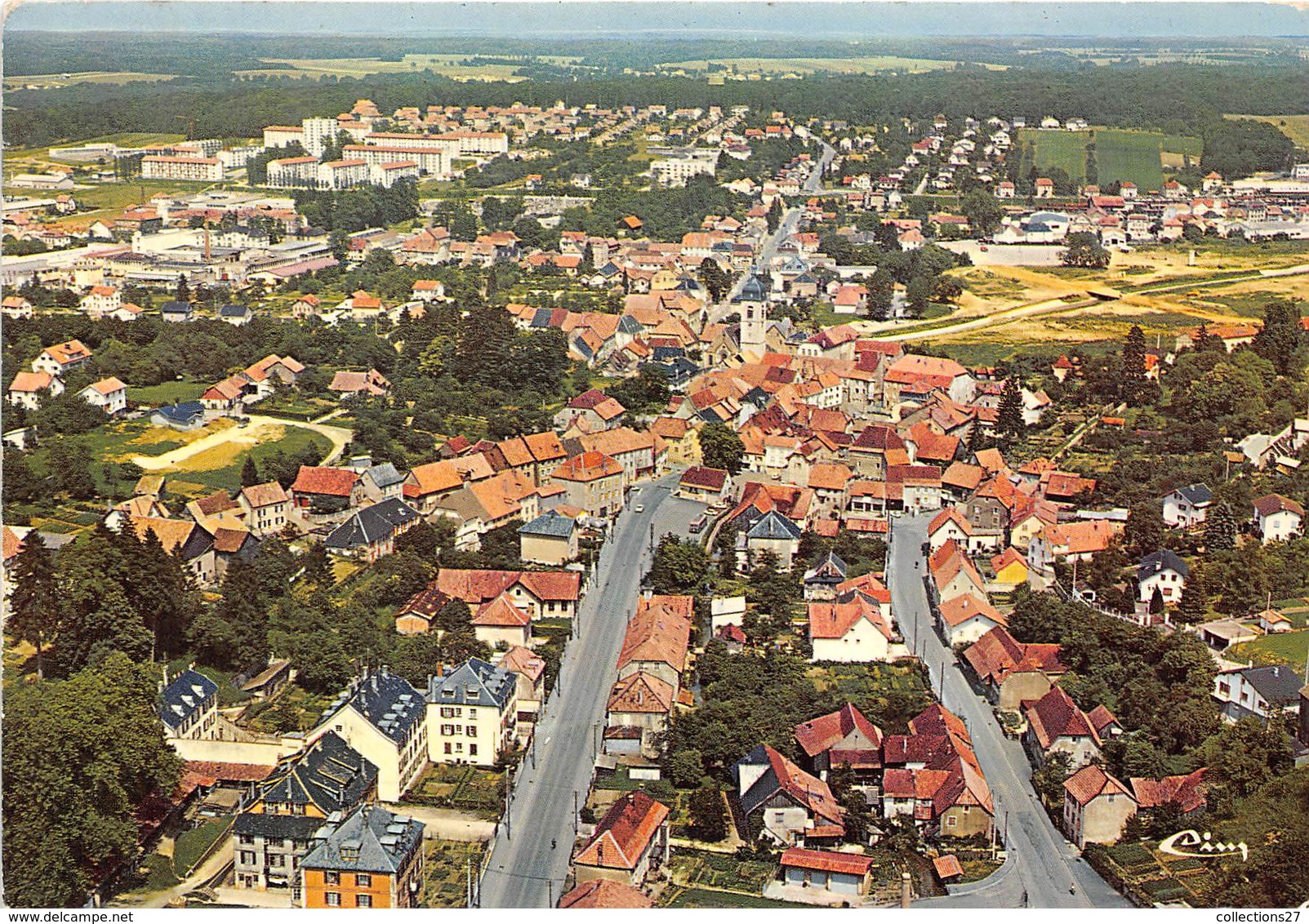 90-DELLE-  VUE GENERALE  AERIENNE - Delle