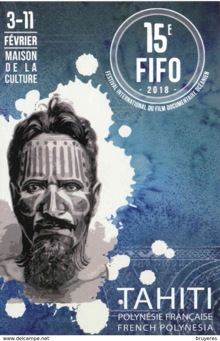 Entier Postal De 2018 De POLYNESIE Sur CP Avec Timbre Et Illust. "15e FIFO :Festival Int. Du Film Documentaire Océanien" - Enteros Postales