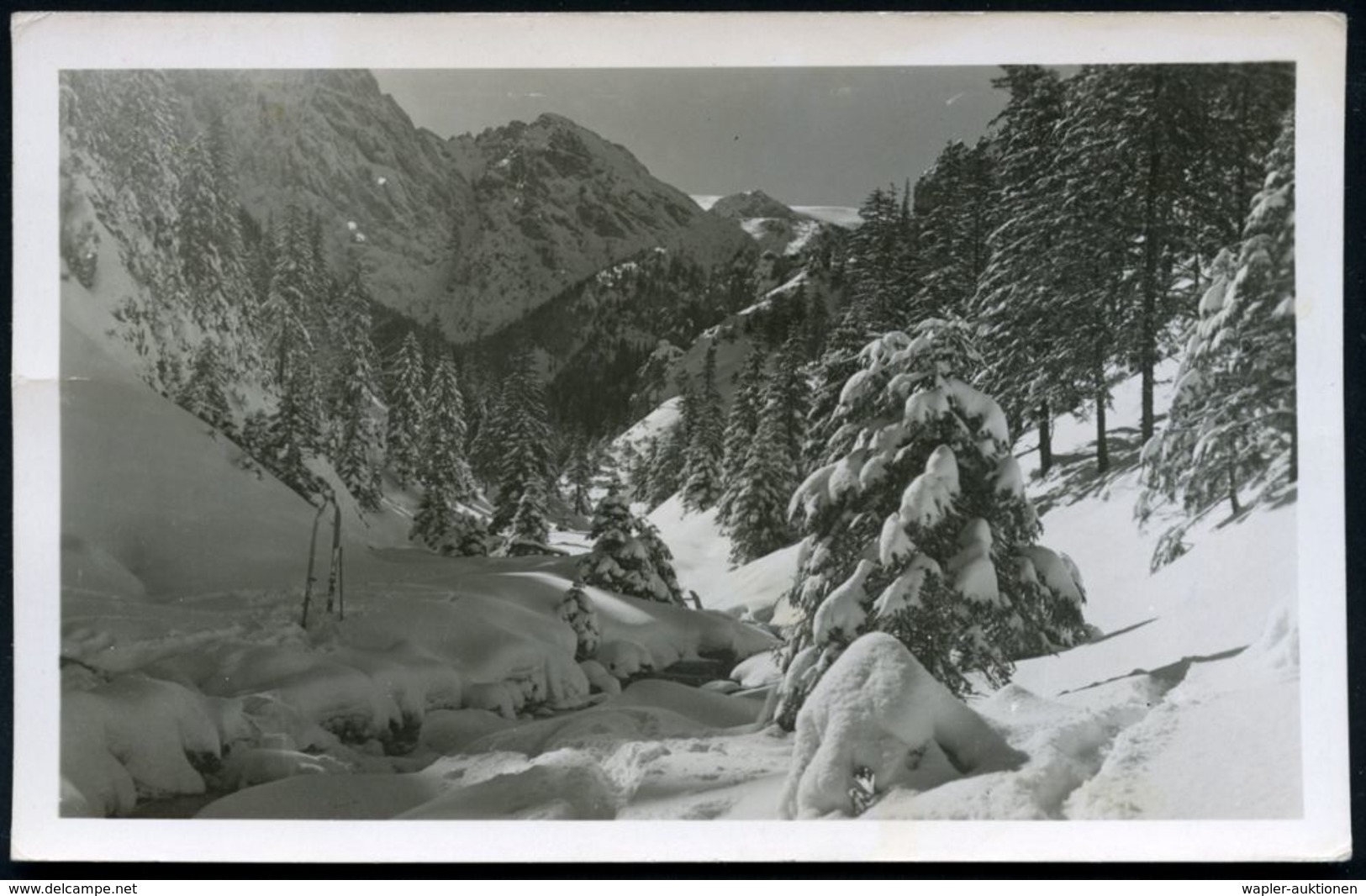 GENERALGOUVERNEMENT 1942 (Sept.) Seltener SSt: ZAKOPANE/ZWEITES/TATRA/BERGSPORTFEST = Stadion-Tribüne (u. Hakenkreuz-Fla - Leichtathletik