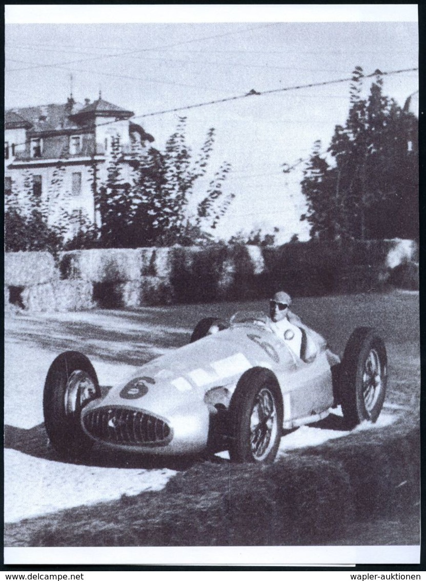 Nürburgring 1945/70 Foto Mit Orig. Autogramm "M(anfred) V. Brauchitsch"  (später Signiert) + Orig. S/w.-Ak.: Nürburg-Rin - Cars