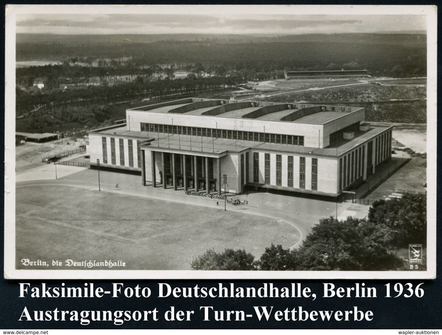 Berlin-Deutschlandhalle 1936 S/w.-Foto: Deutsche Turnmannschaft Mit Walter Steffens + Orig. Autogr. "Walter Steffens" =  - Ginnastica