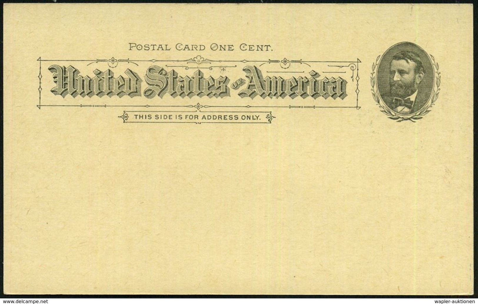 U.S.A. 1898 PP 1 C. Grant, Schw.: WORLD'S COLUMBIAN EXPOSITION.. USNAVAL EXHIBIT. = Columbus-Weltausstellung, Schlachtsc - Other & Unclassified