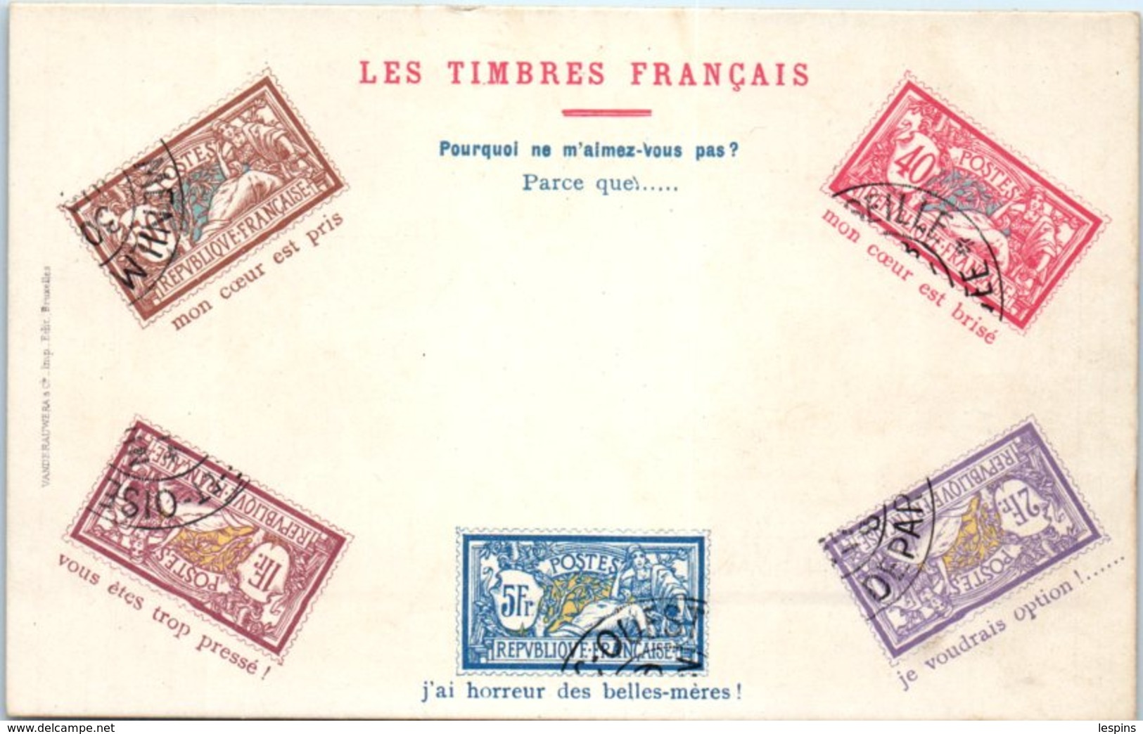 TIMBRES - Français - Stamps (pictures)