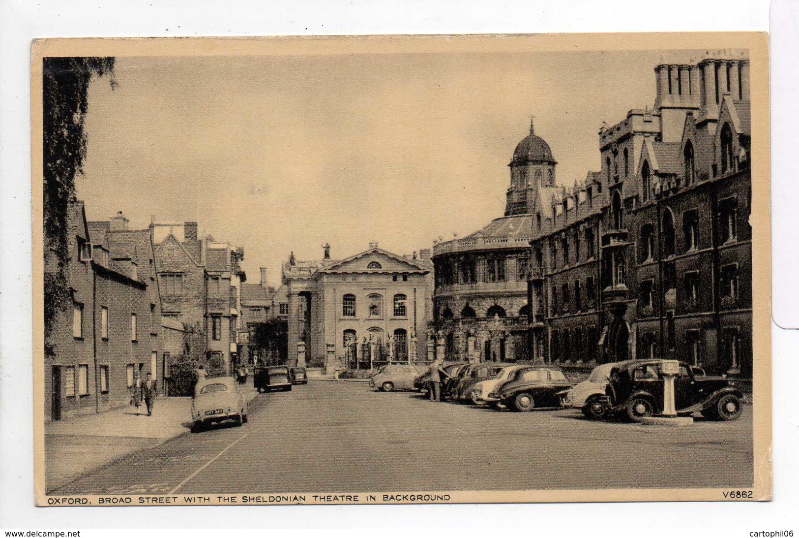 - CPA OXFORD (Angleterre) - BROAD STREET WITH THE SHELDONIAN THEATRE IN BAKGROUND - - Oxford