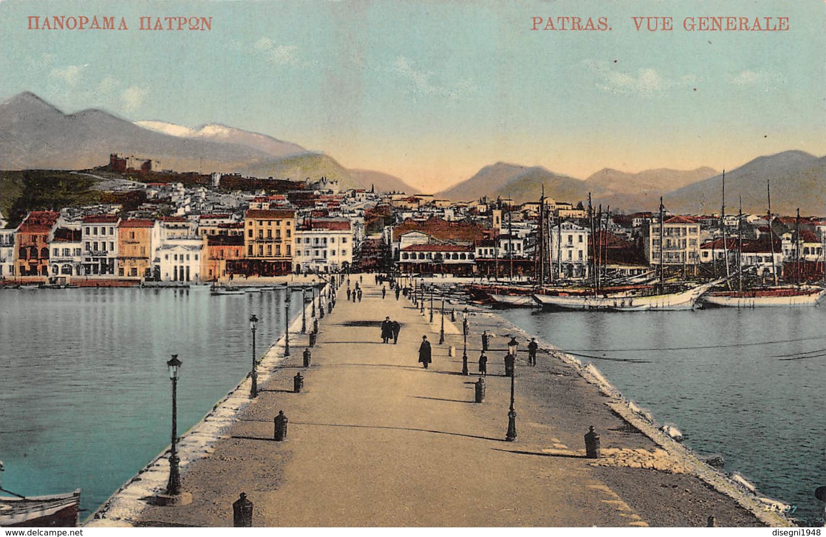 M08113 "PATRAS-VUE GENERALE"   CART. POST. ORIG. NON SPEDITA - Grecia