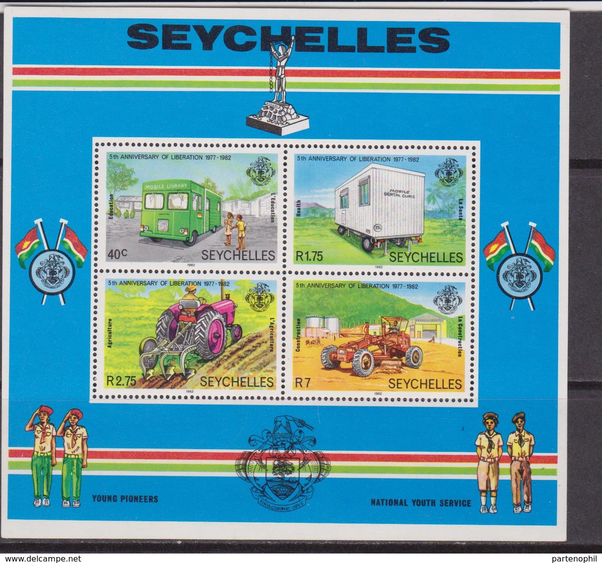 Seychelles - Farm Agricoltura Agriculture Sheet  MNH - Agricoltura