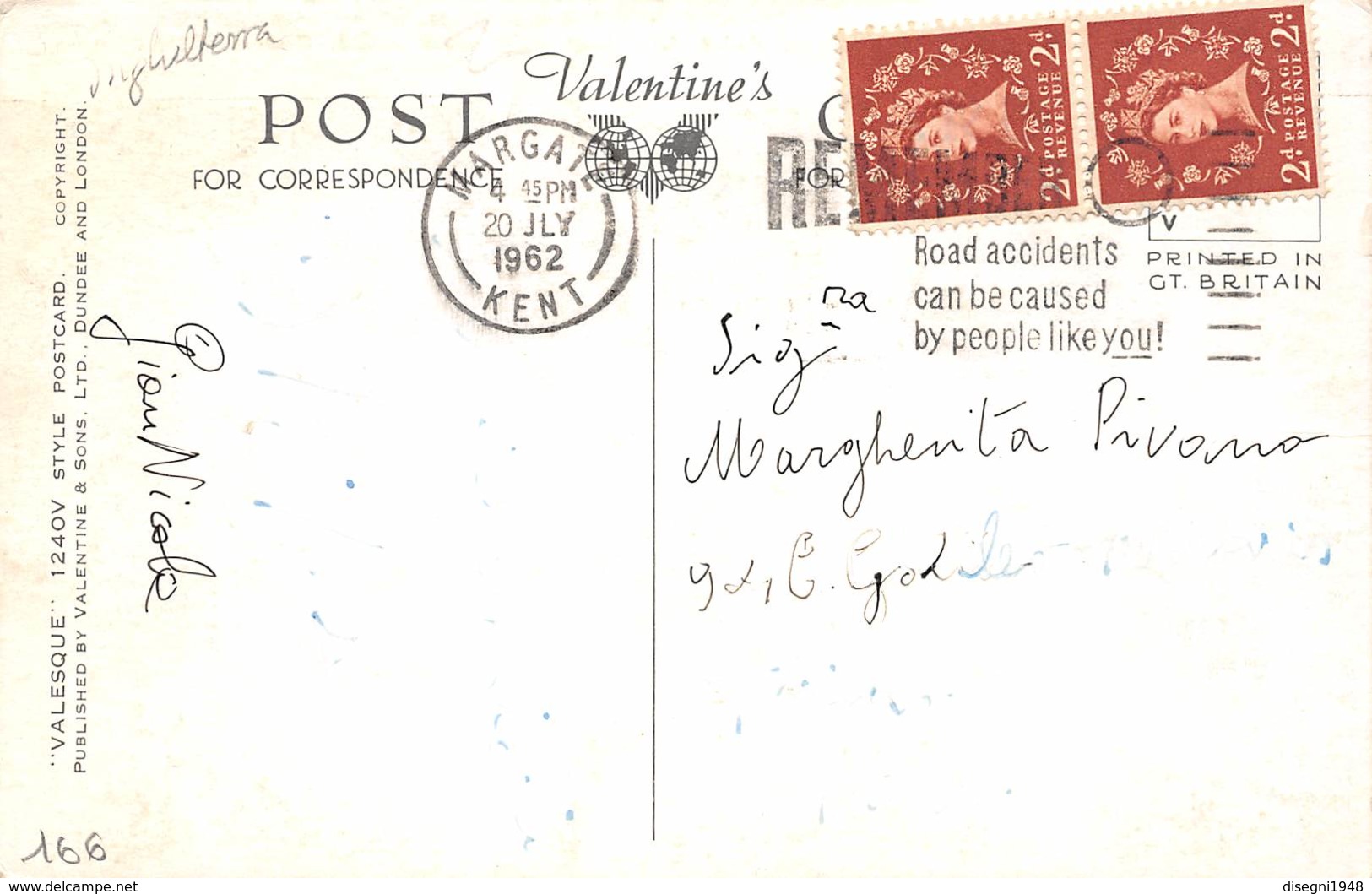 M08117 "CANTERBURY-THE FALSTAFF INN AND WESTGATE" ANIMATA-AUTO ANNI '40  CART. POST. ORIG. SPEDITA 1962 - Canterbury