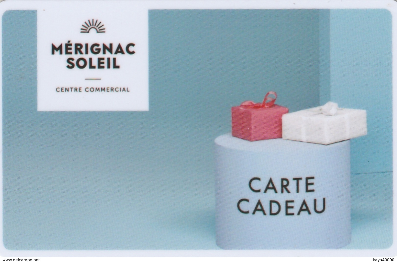 Carte Cadeau   ## Centre Commercial  MERIGNAC SOLEIL ##    Gift Card, Giftcart, Carta Regalo, Cadeaukaart - Cartes Cadeaux