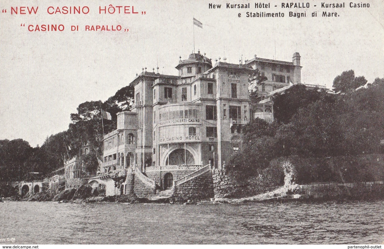 Cartolina- Postcard / Non Viaggiata - Unsent /  Rapallo, New Casino Hotel. - Genova (Genoa)